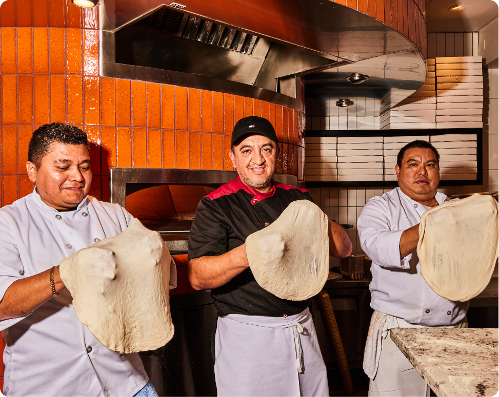 The Delarosa Palo Alto pizza team
